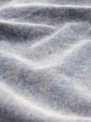 Pink Denim Button 100% Cotton Through Midi Summer Dress - Image 7 of 7