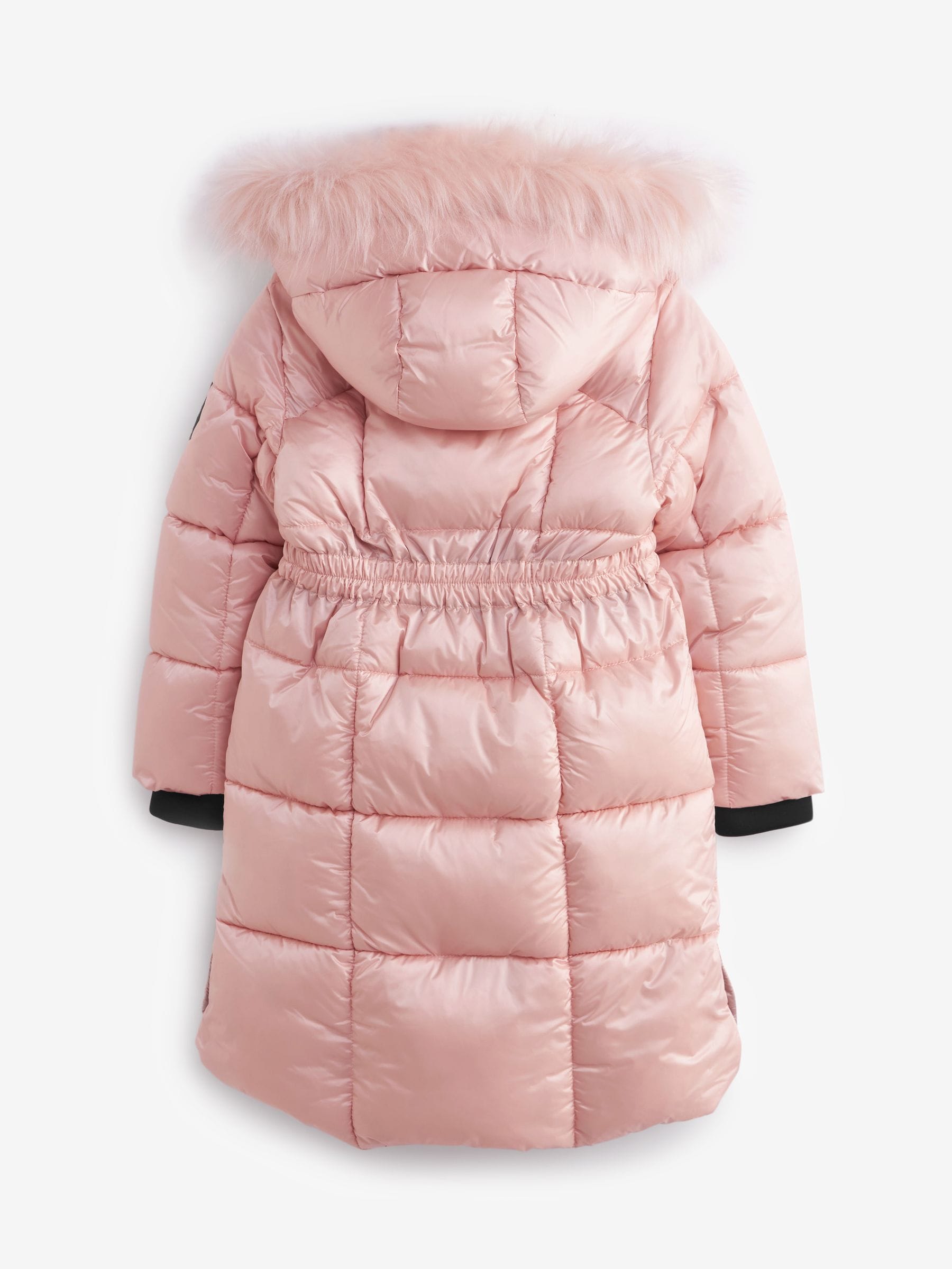 Buy Clarks Pink Girls Longline Padded Coat from Next Luxembourg