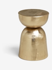 Gold Loxley Metal Bedside Table - Image 3 of 6