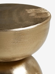 Gold Loxley Metal Bedside Table - Image 4 of 6