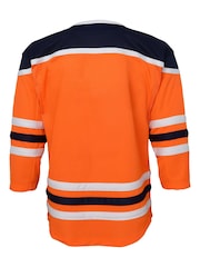 adidas Orange NHL Edmonton Oilers Replica Home Jersey Toddler - Image 2 of 3