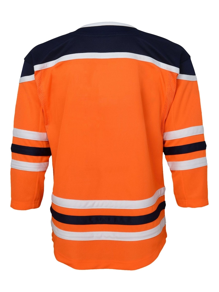 adidas Orange NHL Edmonton Oilers Replica Home Jersey Toddler - Image 2 of 3