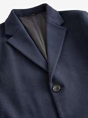 Navy Blue Epsom Overcoat - Image 7 of 10