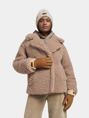 UGG Brown Turn Cuff Gloves - Image 1 of 4