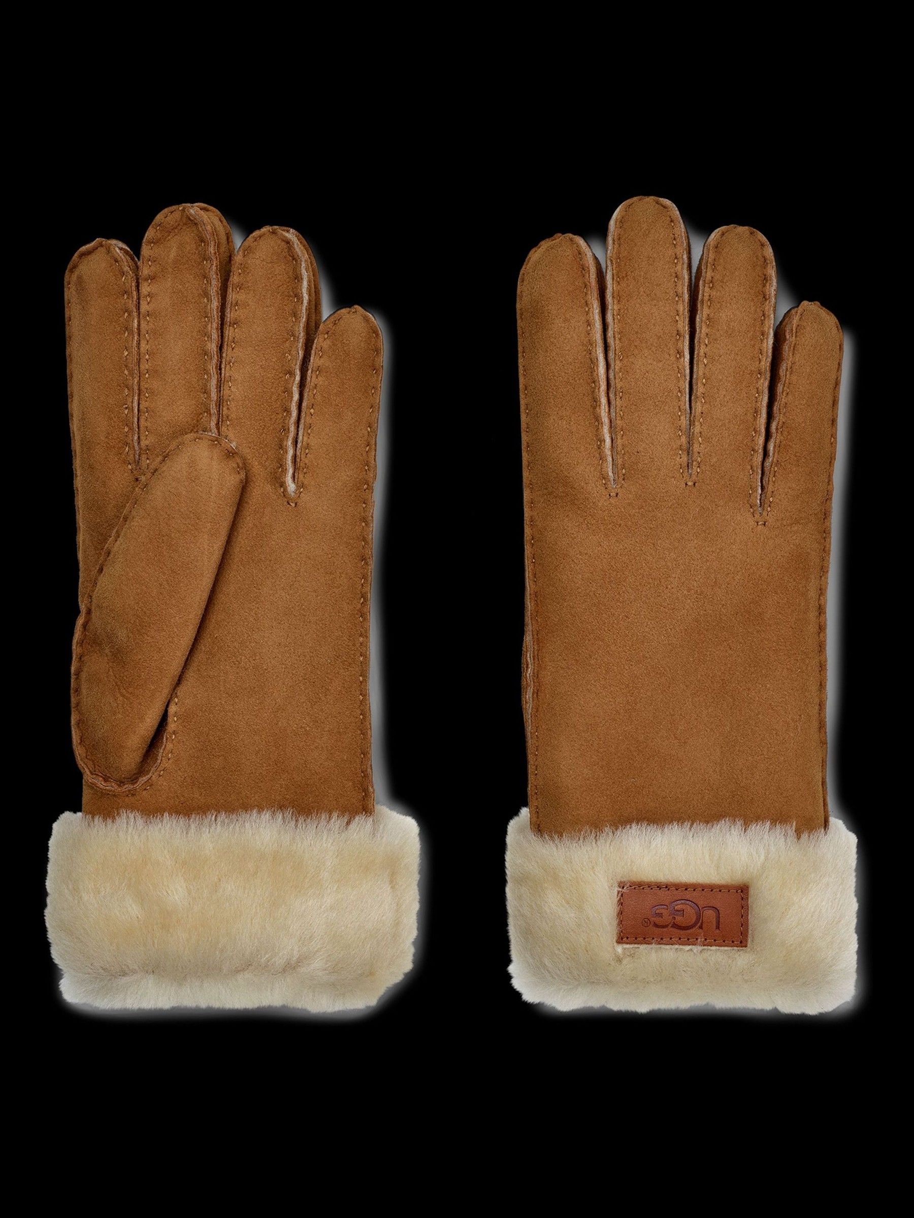 Buy UGG Brown Turn Cuff Gloves from the Next UK online shop