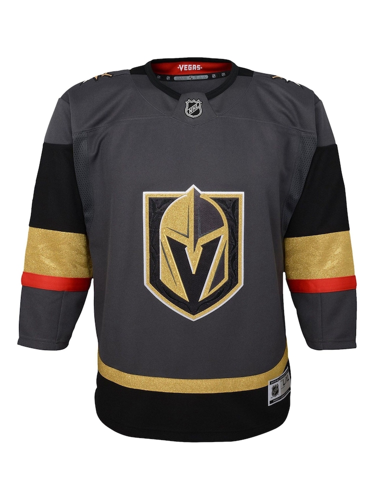adidas Grey NHL Vegas Golden Knights Replica Home Jersey Toddler - Image 2 of 3