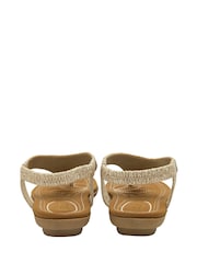 Dourado - Lotus Toe-Post Sandals - Imagem 3 de 3