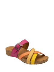 Pink - Lotus Ledersandalen - Bild 1 von 4