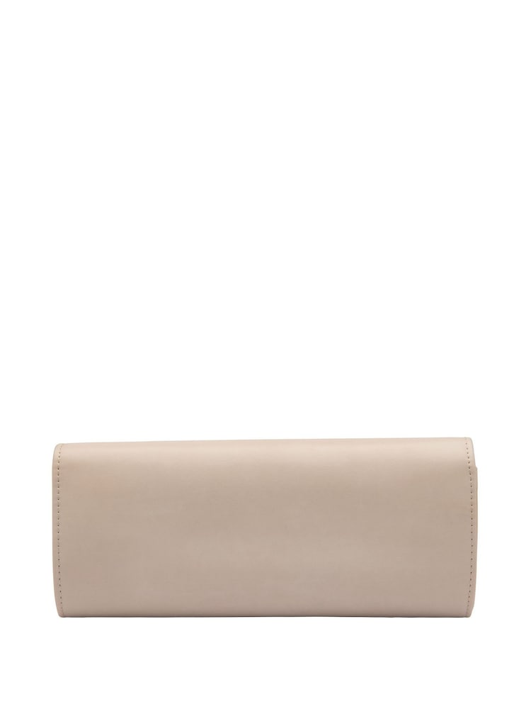 Lotus Nude Clutch Bag with Chain - Image 2 of 4