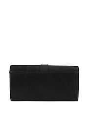Lotus Black Clutch Bag With Chain - Image 2 of 4