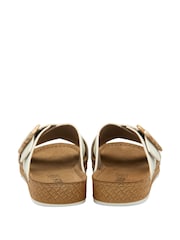 Blanco - Sandalias planas tipo chinelas de Lotus - Imagen 3 de 4