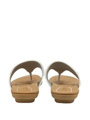 Lotus Silver Toe-Post Sandals - Image 3 of 4