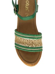 Lotus Green Open-Toe Sandals - Image 4 of 4