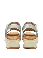 Lotus Silver Open-Toe Heeled Sandals - Image 3 of 4