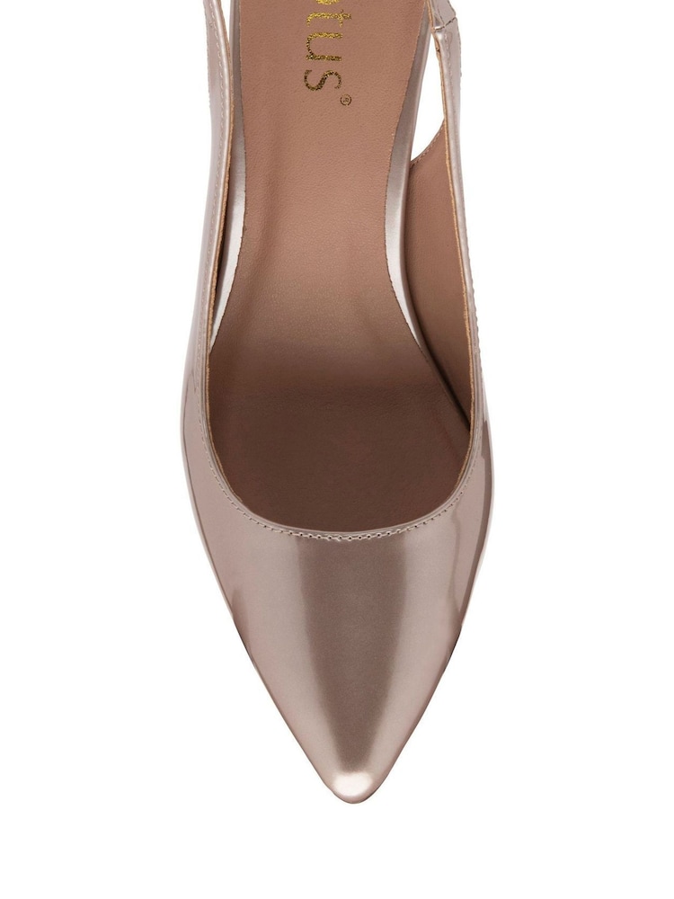 Lotus Pink Slingback Court Shoes - Image 4 of 4 Lotus Pink Slingback Court Shoes - Image 4 of 4