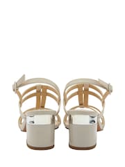 Lotus Nude Slingback Block-Heel Sandals - Image 3 of 3