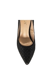 Lotus Black Stiletto-Heel Court Shoes - Image 4 of 4