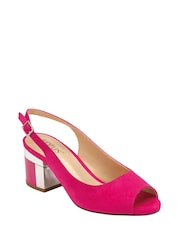 Čevlji z debelo peto Lotus Slingback - Slika 1 iz 4