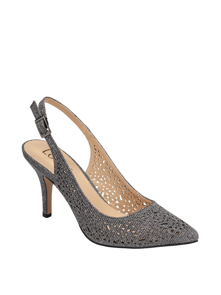 Grau - Lotus Pumps mit Fersenriemen - Bild 1 von 4 Grau - Lotus Pumps mit Fersenriemen - Bild 1 von 4