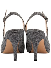 Lotus Grey Slingback Court Shoes - Image 3 of 4