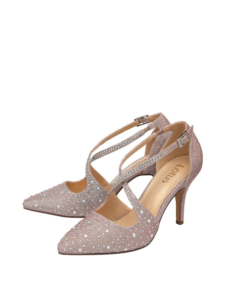 Pink - Lotus Pumps mit spitzer Zehenpartie - Bild 2 von 4 Pink - Lotus Pumps mit spitzer Zehenpartie - Bild 2 von 4