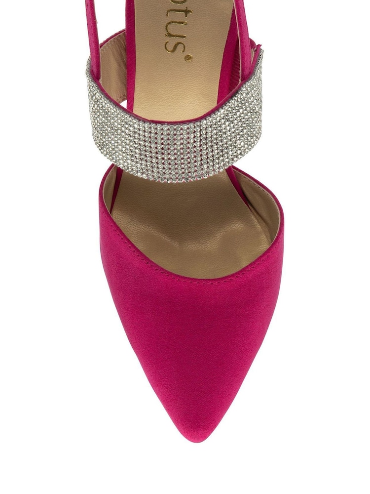 Pink/Silber - Lotus Pumps mit Fersenriemen - Bild 4 von 4 Pink/Silber - Lotus Pumps mit Fersenriemen - Bild 4 von 4