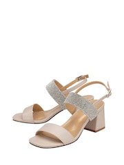 Lotus Nude Open-Toe Block-Heel Sandals - Image 2 of 4