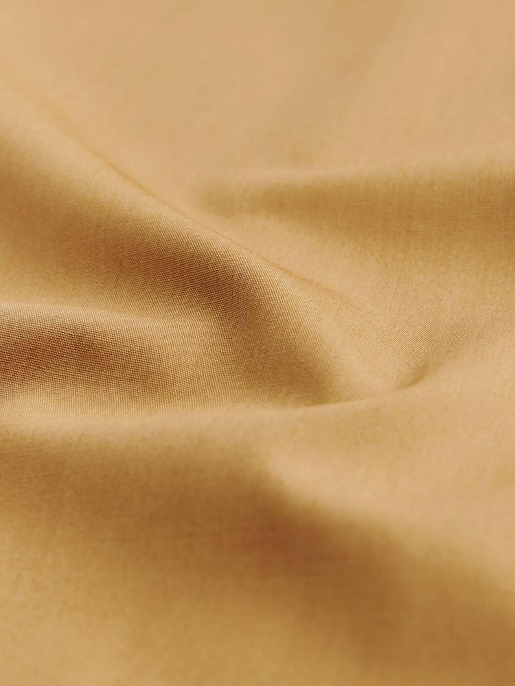 Yellow Gold Slim Fit Easy Care Single Cuff Shirt - Image 7 of 8