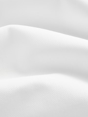 White/White Bow Regular Fit Single Cuff 100% Cotton Shirt And Bow Tie - Image 8 of 8