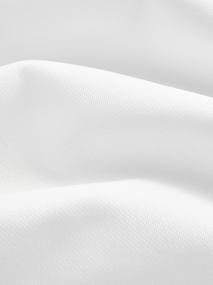 White/White Bow Regular Fit Single Cuff 100% Cotton Shirt And Bow Tie - Image 8 of 8