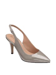 Lotus Grey Slingback Court Shoes - Image 1 of 4