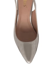 Lotus Grey Slingback Court Shoes - Image 4 of 4