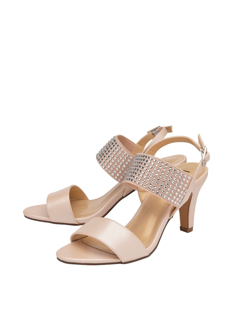 Lotus Natural Heeled Sandals - Image 2 of 4