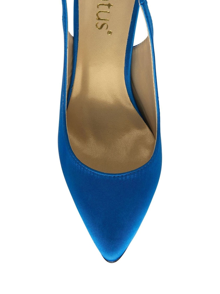 Blau - Lotus Pumps mit Fersenriemen - Bild 4 von 4 Blau - Lotus Pumps mit Fersenriemen - Bild 4 von 4