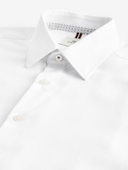 Bela - v standardnem kroju dolg rokav; z dolgimi rokavi Double Cuff 100% Cotton srajce - Slika 6 iz 9