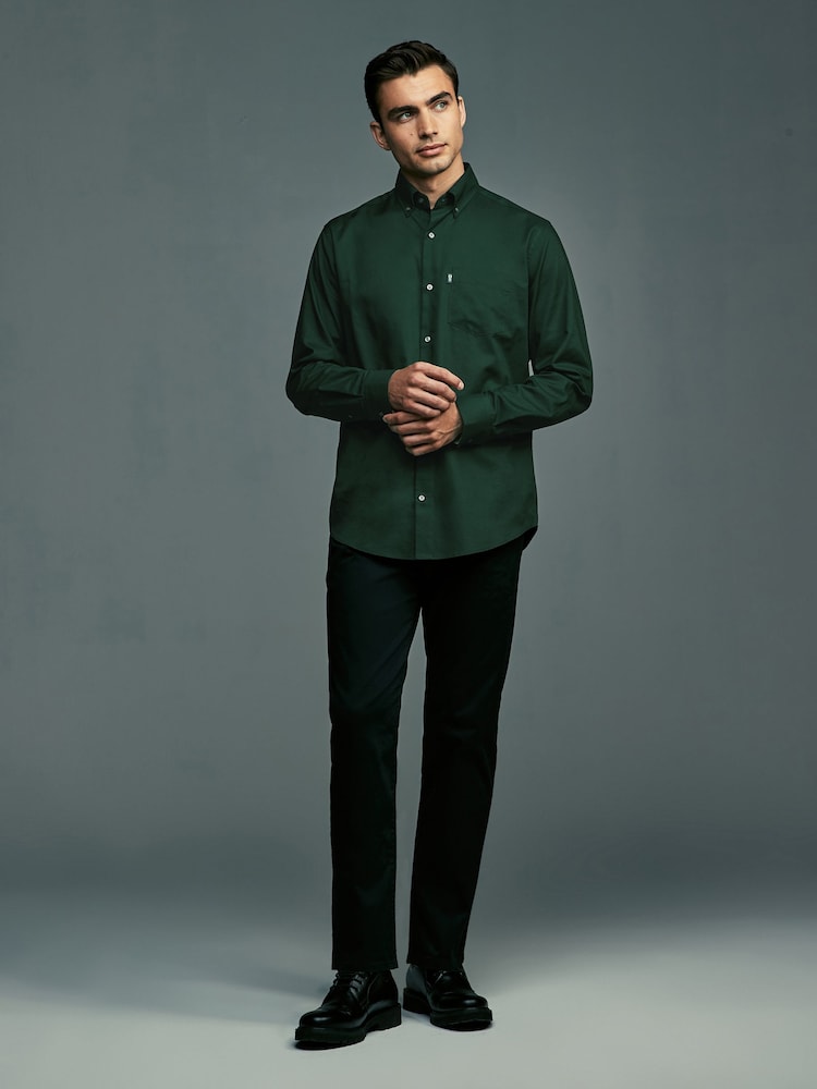 Forest Green Regular Fit Shirt - Image 2 of 7