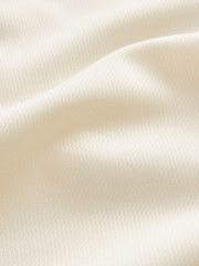 Ecru Slim Fit Easy Care Textured Single Cuff Smart Shirt - Image 8 of 8