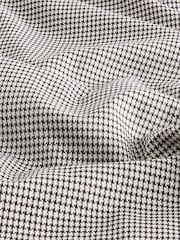 Neutral Brown Slim Fit 100% Cotton Textured Single Cuff Shirt With Cutaway Collar - Image 4 of 8