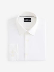White Muscle Fit Motionflex Textured Shirt - Image 6 of 8