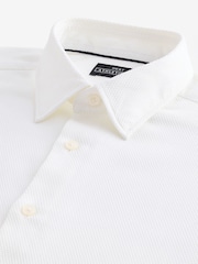 White Muscle Fit Motionflex Textured Shirt - Image 7 of 8