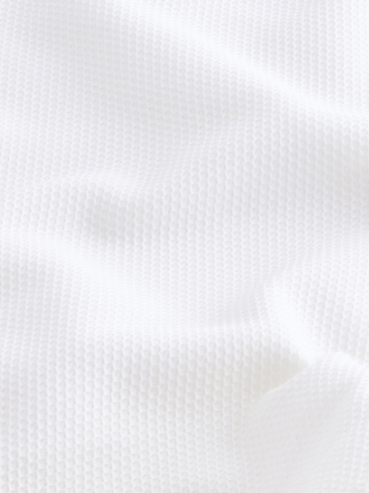 White Muscle Fit Motionflex Textured Shirt - Image 8 of 8
