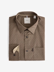 Black/Yellow Gold Regular Fit Easy Iron Button Down Oxford Shirt - Image 6 of 8