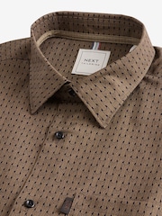 Black/Yellow Gold Regular Fit Easy Iron Button Down Oxford Shirt - Image 7 of 8