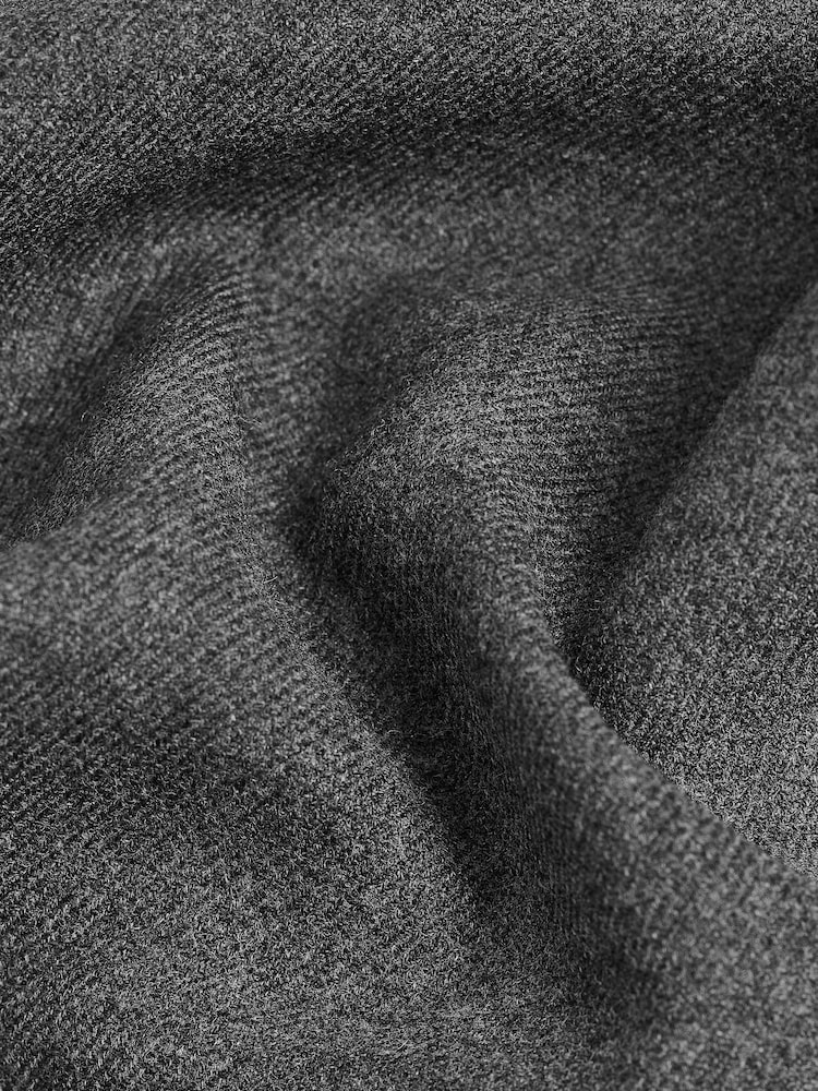 Charcoal Grey Regular Fit Button Through Overshirt - Image 7 of 7