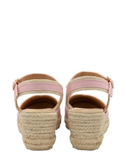Pink - Lotus Espadrilles mit Keilabsatz - Bild 3 von 4