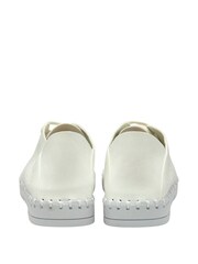 Lotus White Lace-Up Casual Shoes - Image 3 of 4