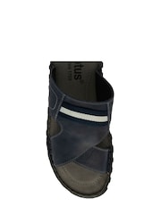 Lotus Blue Leather Mule Sandals - Image 4 of 4