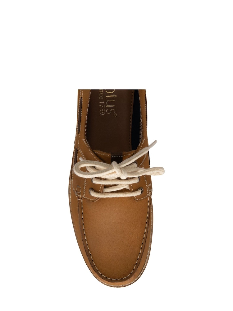 Lotus Brown Leather Boat Shoes - Image 4 of 4 Lotus Brown Leather Boat Shoes - Image 4 of 4