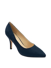 Lotus Blue Stiletto-Heel Court Shoes - Image 1 of 4