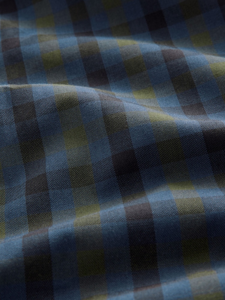 Blackwatch-Karomuster - Regulär - Regular Fit Easy Iron Long Sleeve Single Cuff Oxford Shirt - Bild 9 von 9 Blackwatch-Karomuster - Regulär - Regular Fit Easy Iron Long Sleeve Single Cuff Oxford Shirt - Bild 9 von 9
